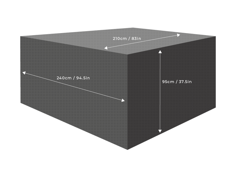 Clearspell Rectangular Garden Furniture Set Cover 240cm x 210cm