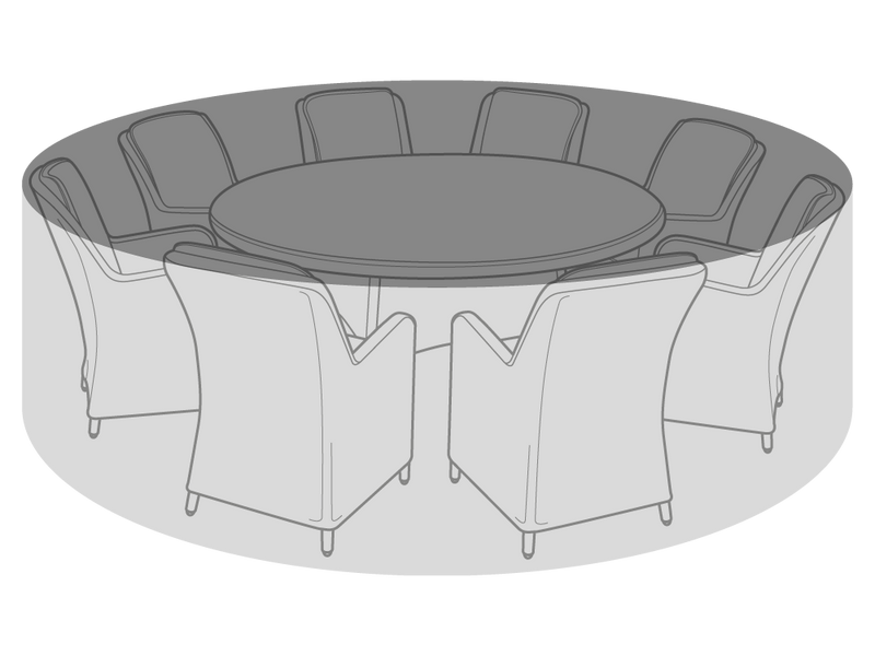 Clearspell Round Garden Furniture Set Cover 320cm Diameter