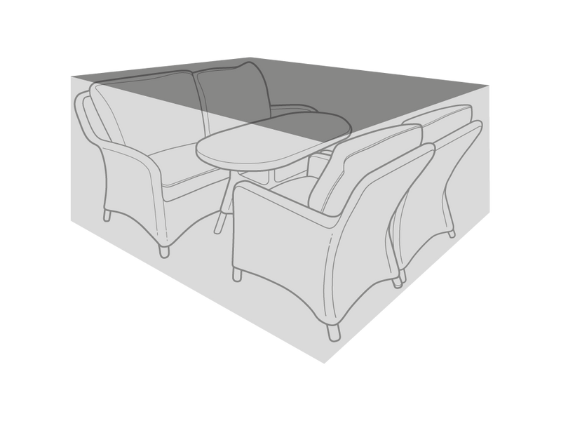 Clearspell Rectangular Garden Furniture Set Cover 190cm x 155cm